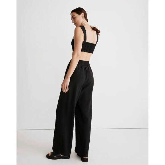 NEW Madewell Black The Carley Wide-Leg Pants Size 2X 23300 - Picture 5 of 16